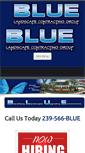 Mobile Screenshot of bluelandscapingcontractinggroup.com