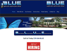 Tablet Screenshot of bluelandscapingcontractinggroup.com